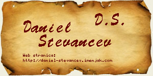Daniel Stevančev vizit kartica